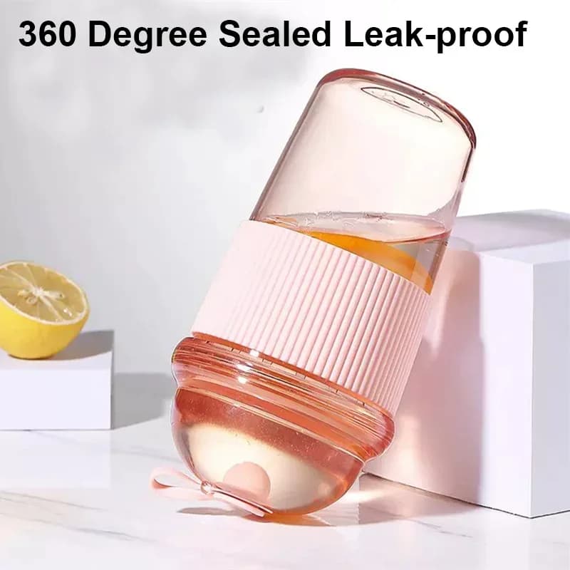 1 τεμ. φορητό κύπελλο με καλαμάκι flip 430ml, πλαστικό, στυλ ins, υψηλής χωρητικότητας μπουκάλι νερού για τσάι, καφέ, γάλα, ανθεκτικό στη θερμότητα, κύπελλο για χυμό και ζελέ