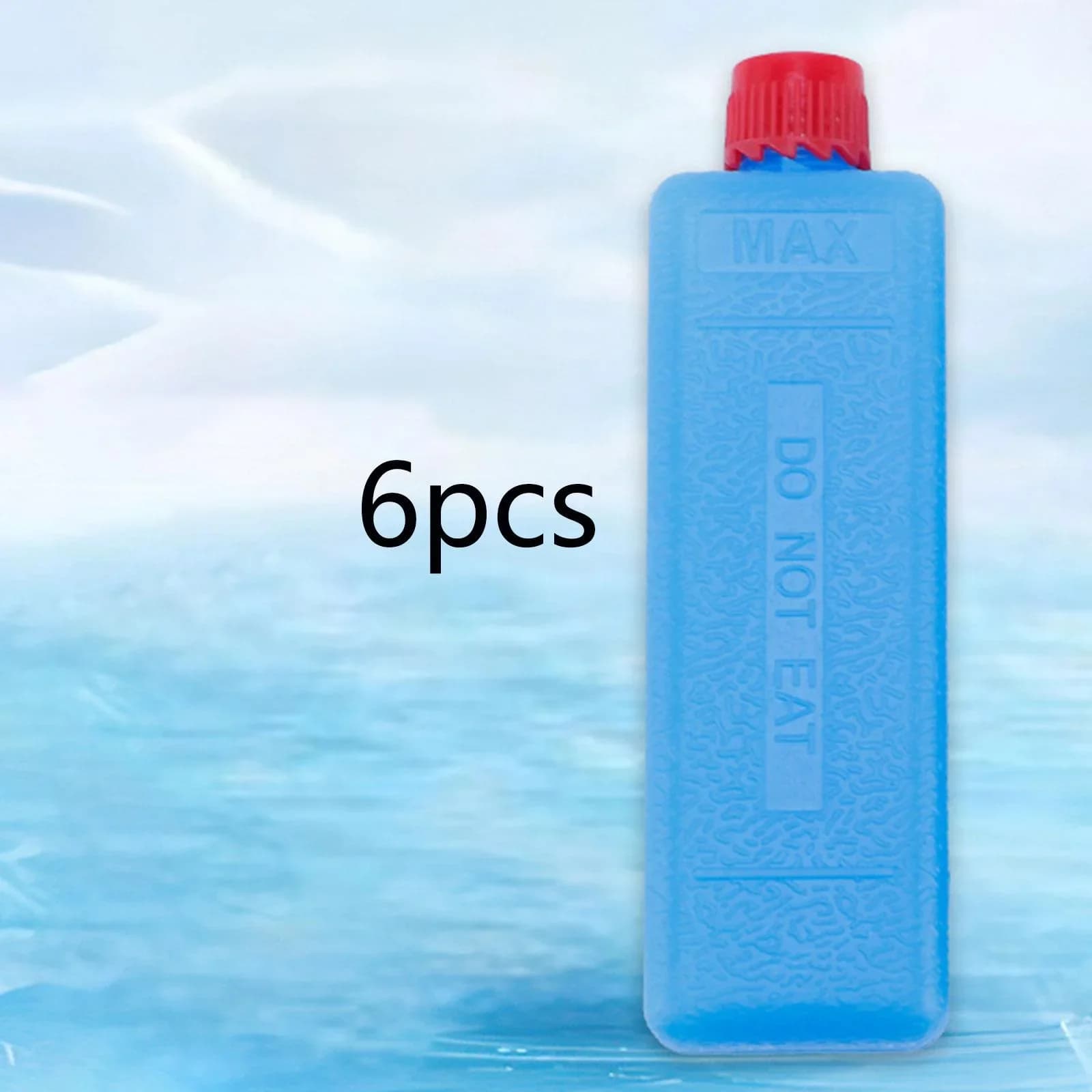 6-12PCS Επαναχρησιμοποιούμενα Παγοκύστες Ορθογώνια Πακέτα Πάγου για Κατάψυξη για Κάμπινγκ, Πικνίκ, Μπάρμπεκιου, Ταξίδια, Πακέτο Ψύξης Πάγου