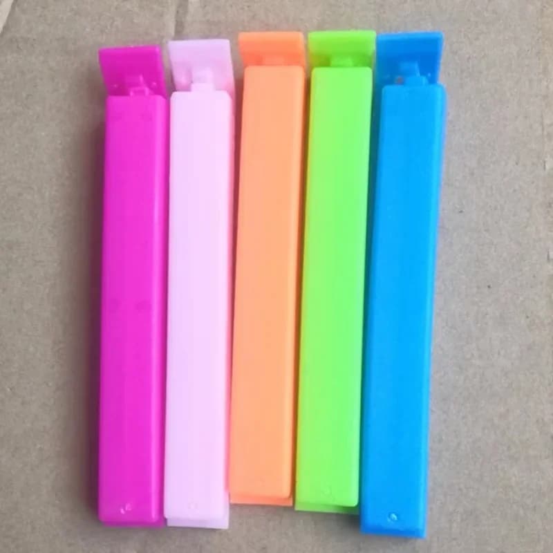 5-30pcs πολύχρωμα κλιπ σφράγισης, αδιάβροχο για την υγρασία, για διατήρηση φρεσκάδας, σφιγκτήρας για σακούλες σνακ, κλιπ στεγανοποίησης για πλαστικές σακούλες, επαναχρησιμοποιούμενο αξεσουάρ κουζίνας