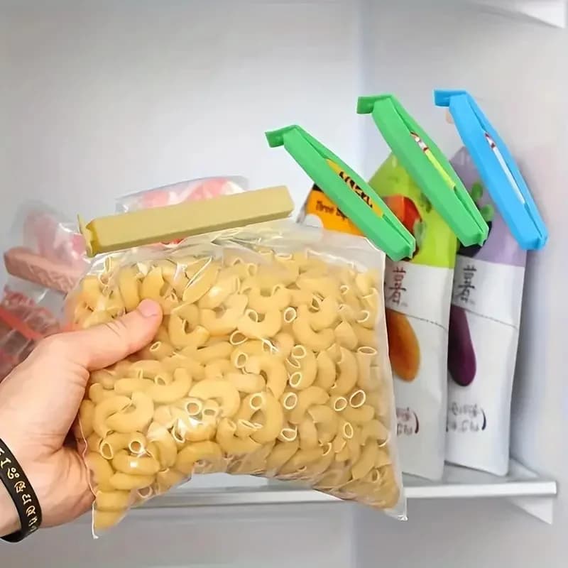 5-30pcs πολύχρωμα κλιπ σφράγισης, αδιάβροχο για την υγρασία, για διατήρηση φρεσκάδας, σφιγκτήρας για σακούλες σνακ, κλιπ στεγανοποίησης για πλαστικές σακούλες, επαναχρησιμοποιούμενο αξεσουάρ κουζίνας